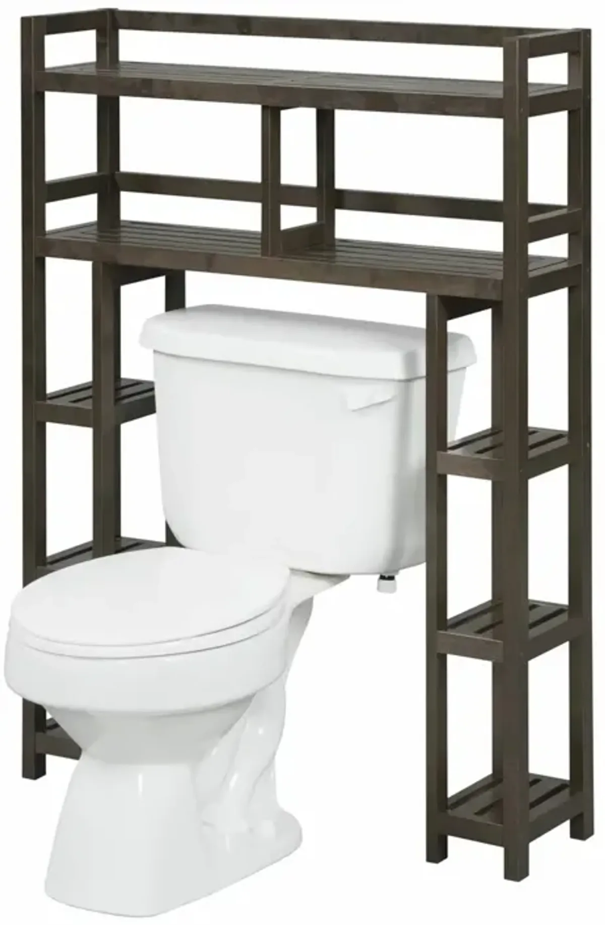 Hivvago Solid Wood Over the Toilet Bathroom Storage Unit