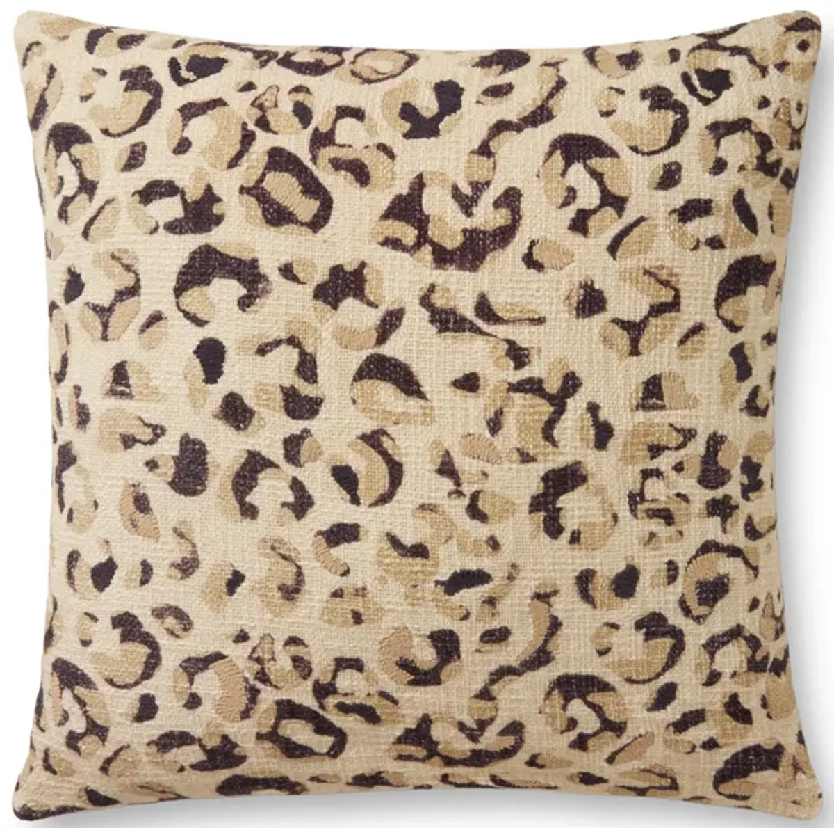 PLL0056 Ivory/Black 22"x22" Poly Pillow