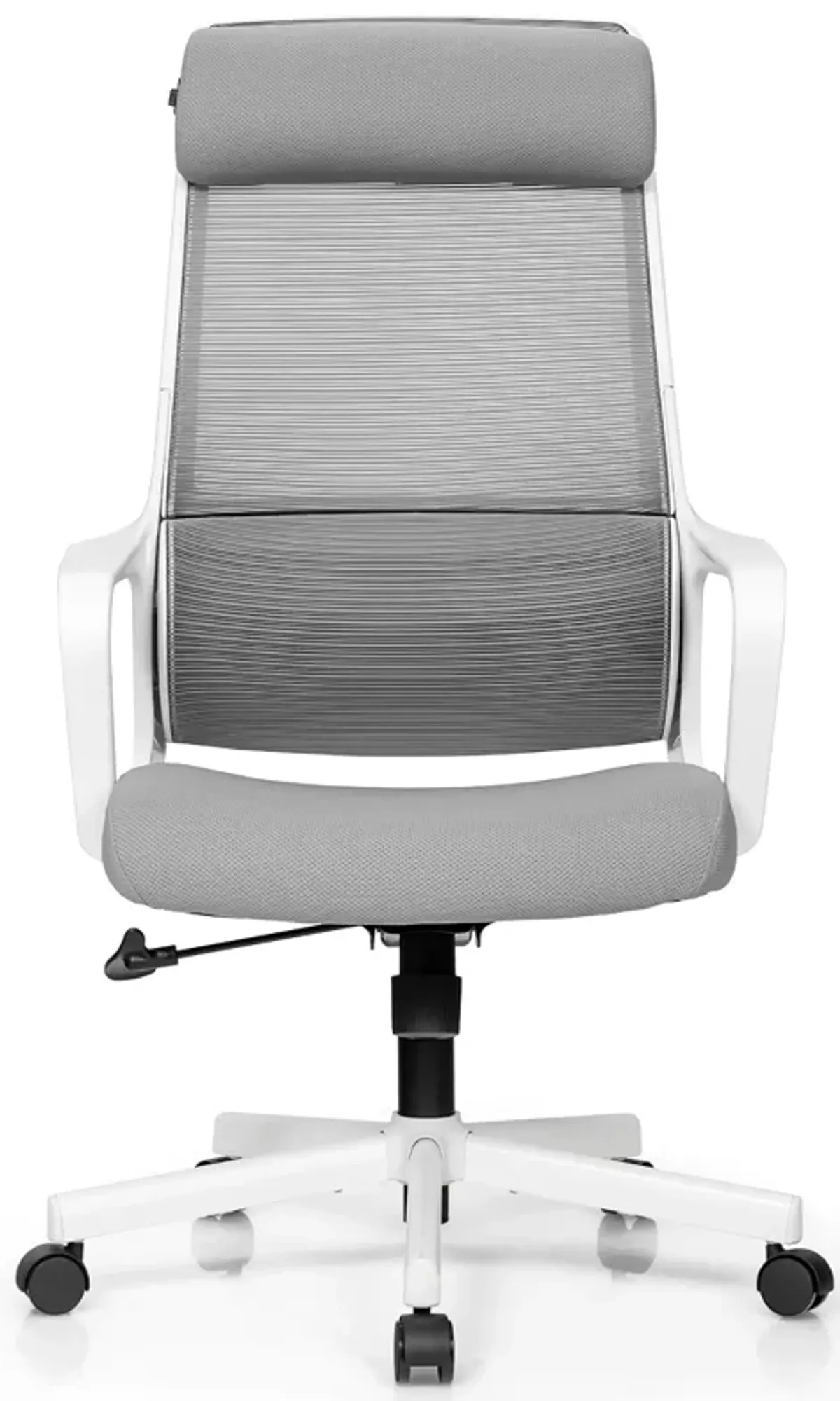 Costway Adjustable Mesh Office Task Chair Heating Lumbar Support Headrest Black