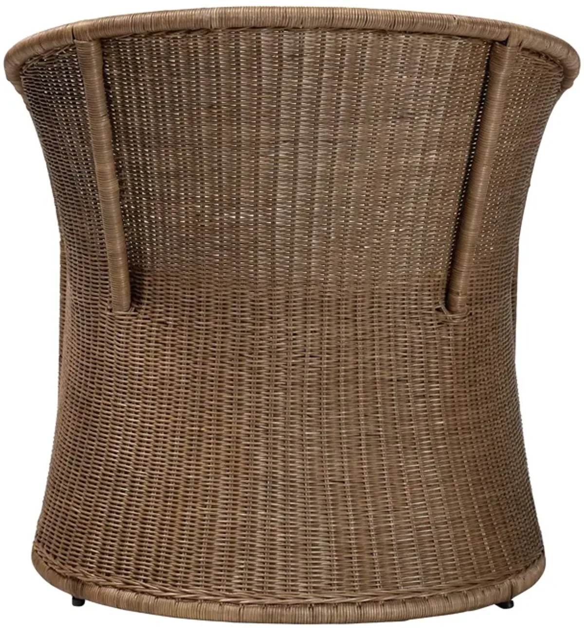 bali & pari Kintamani Bohemian Greywashed Rattan Accent Chair