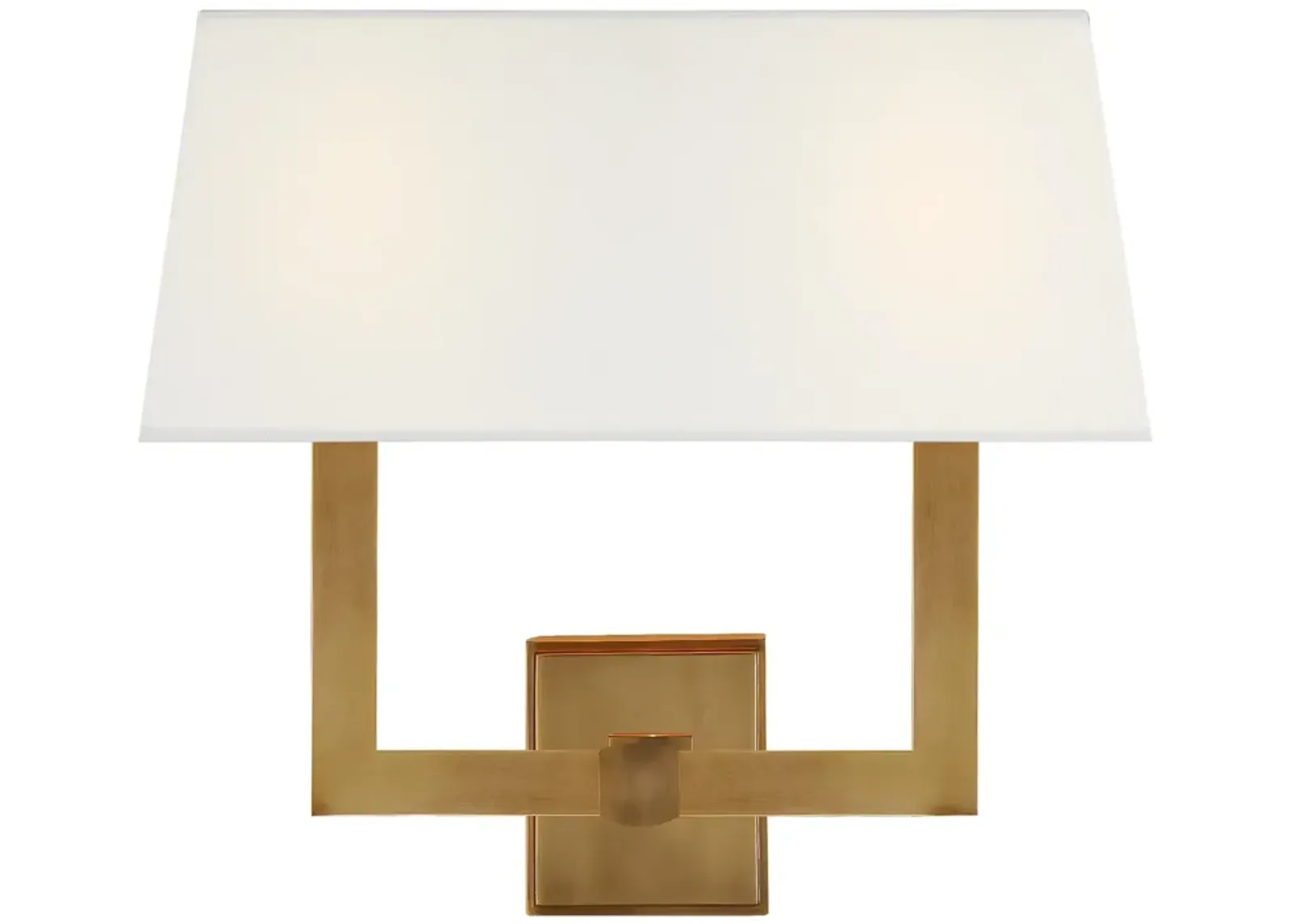 Chapman & Myers Square Tube Double Sconce