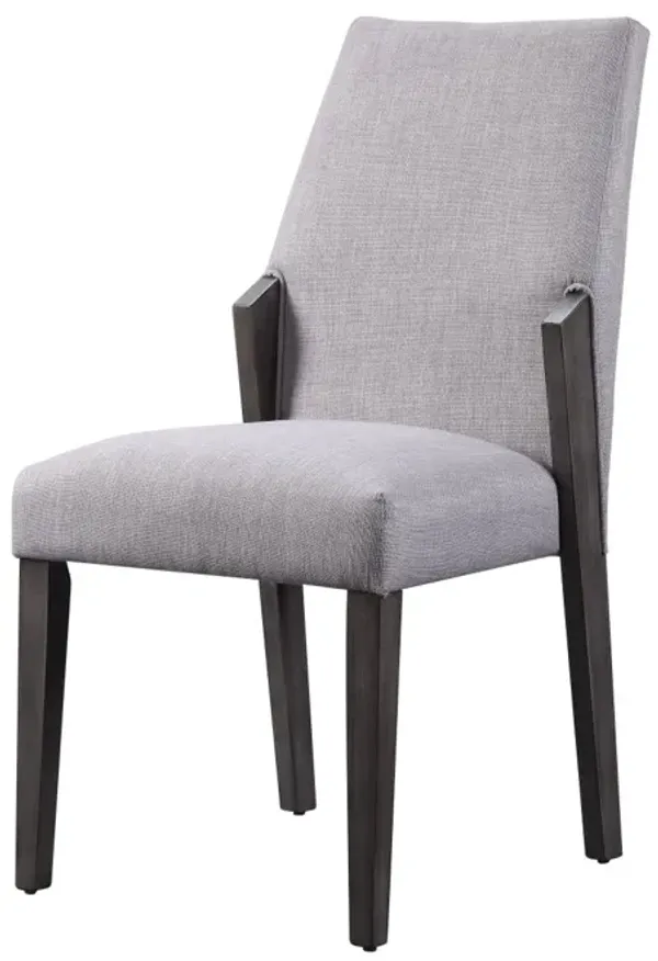 Bernice Side Chair (Set of 2), Fabric & Gray Oak (2 Piece/1Ctn)
