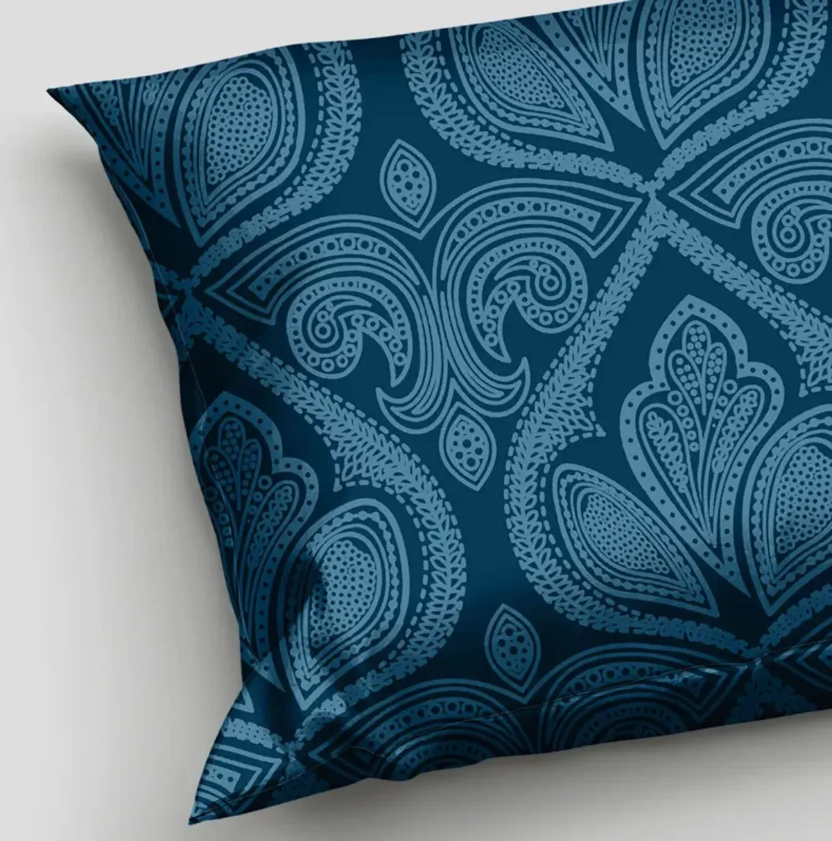 Lux Decor Collection Bed Sheets - Brushed Microfiber Paisley Sheet Set