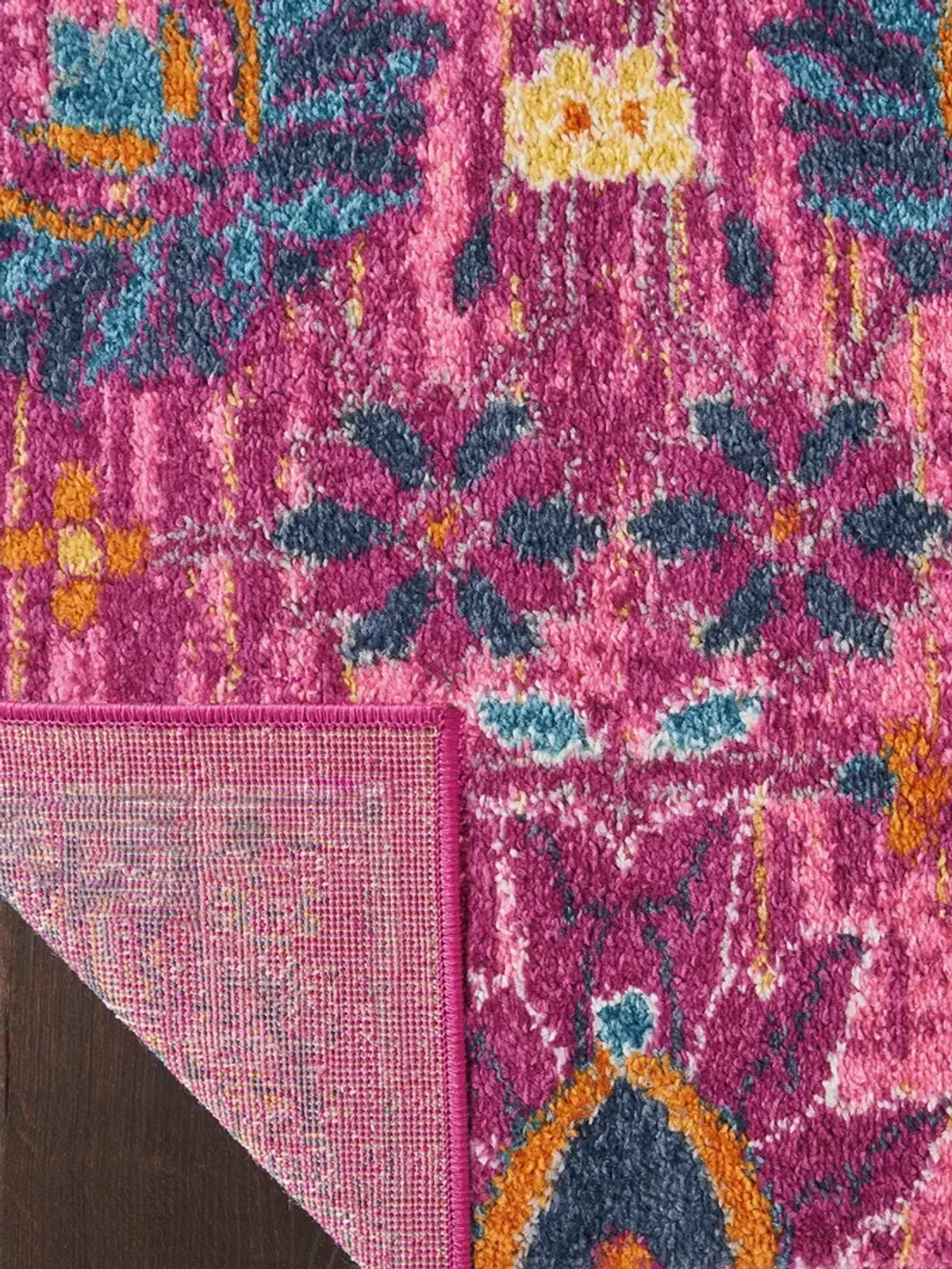 Passion PSN01 Fuchsia 2'2" x 10' Rug