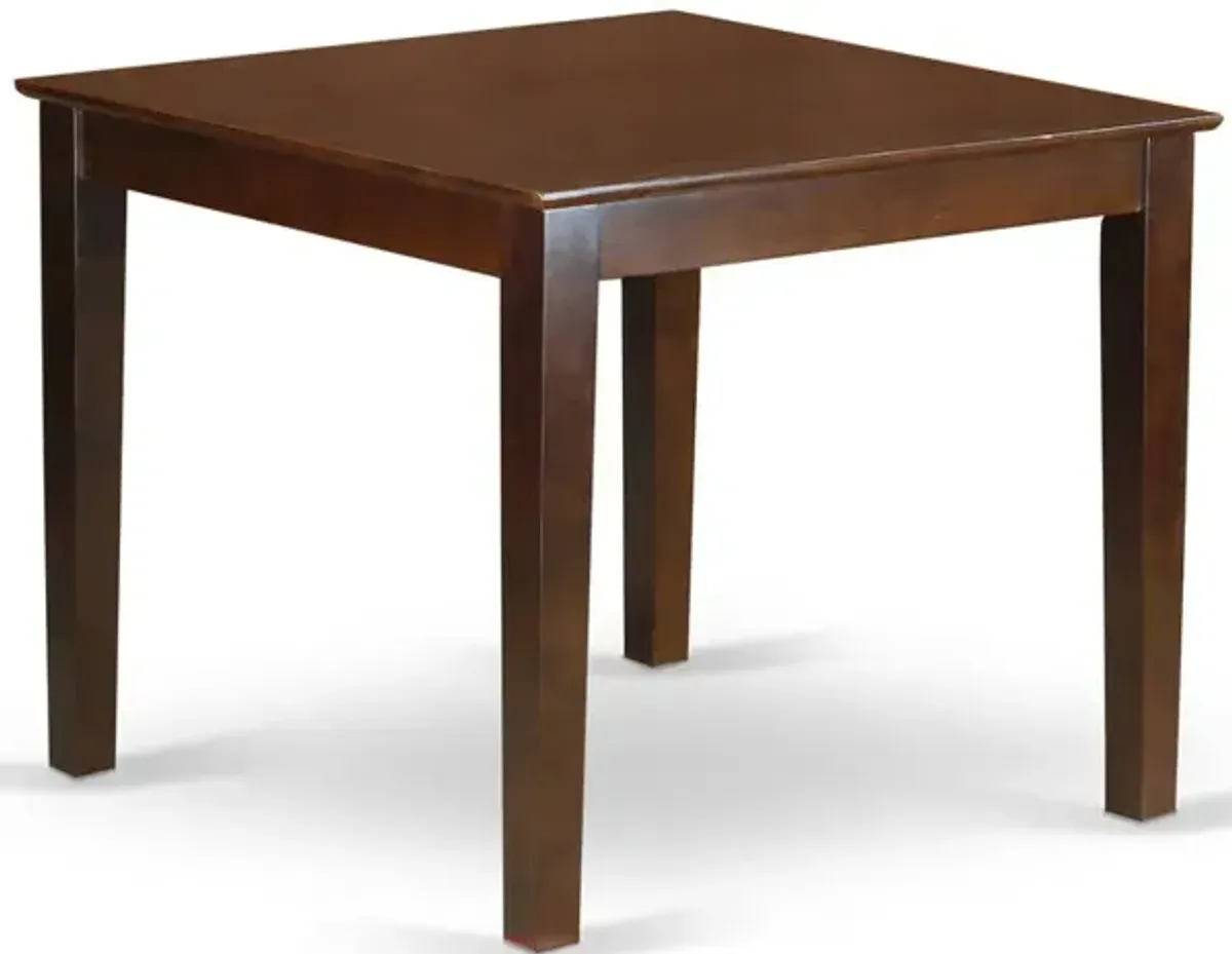 Oxford Square Dining Table - Mahogany Finish