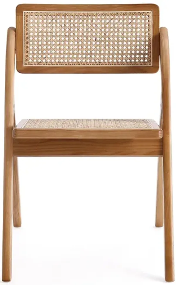 Lambinet Brown Folding Dining Chairs (Set of 2)