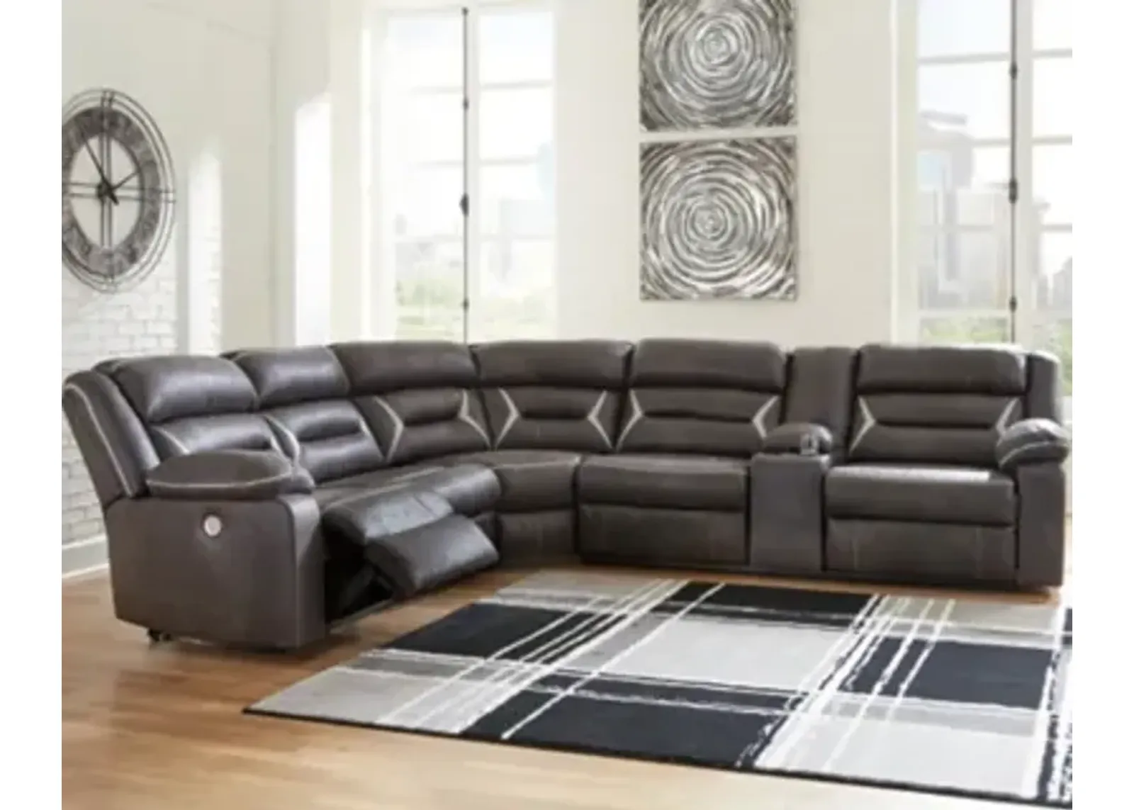 Kincord 4-Piece Power Reclining Sectional