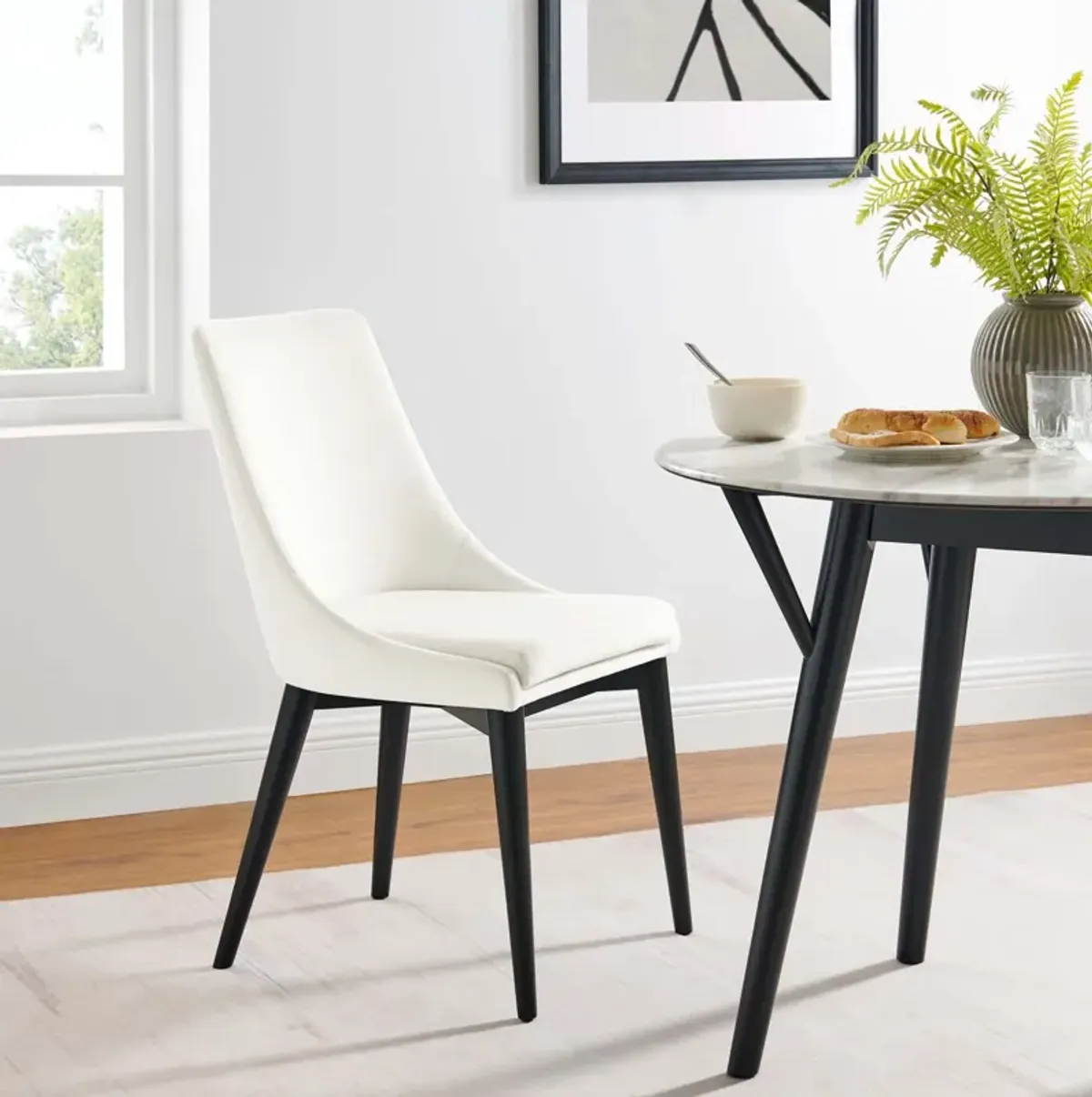 Viscount Performance Velvet Dining Chair