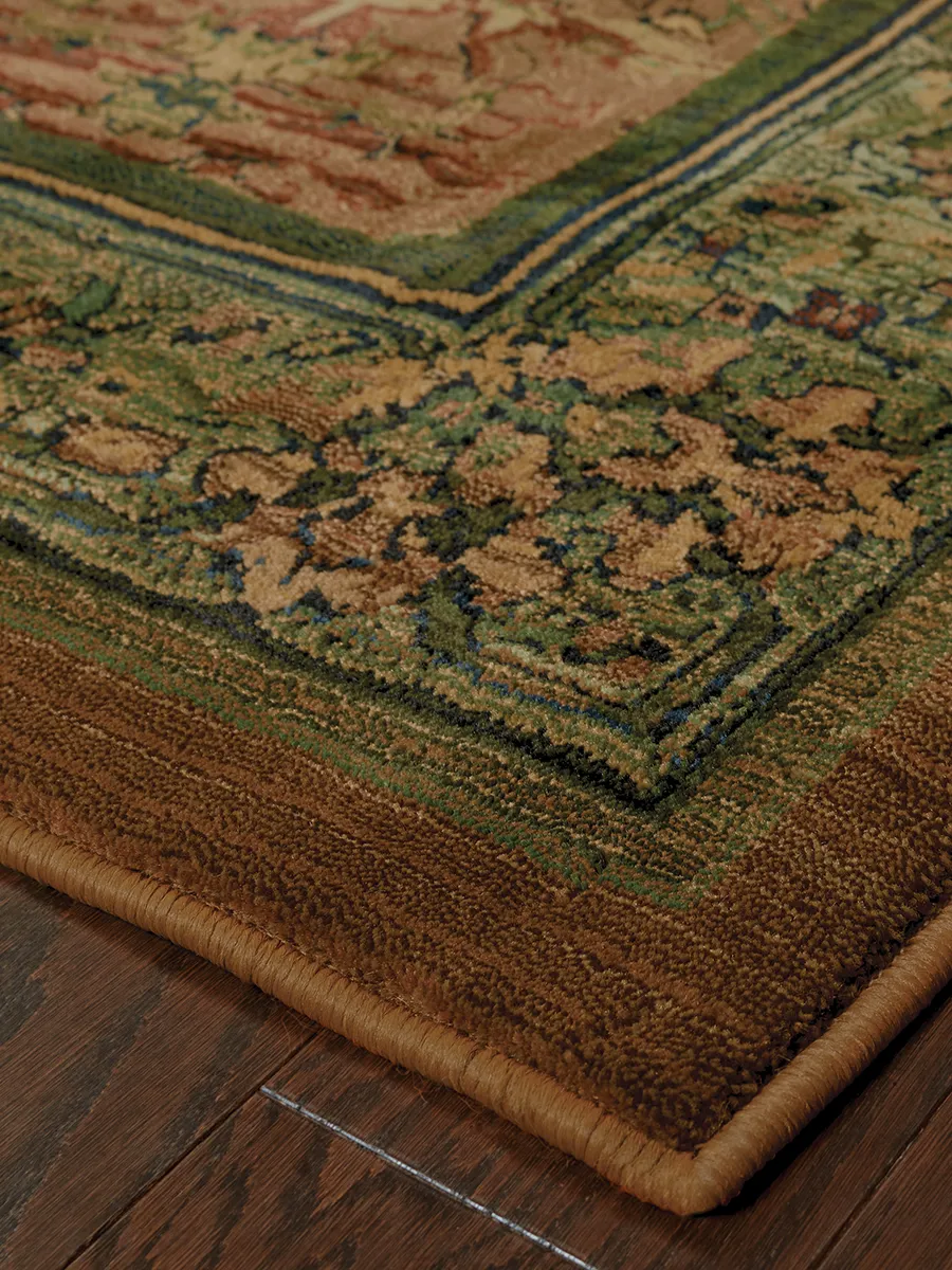 Kharma 2'3" x 4'5" Green Rug