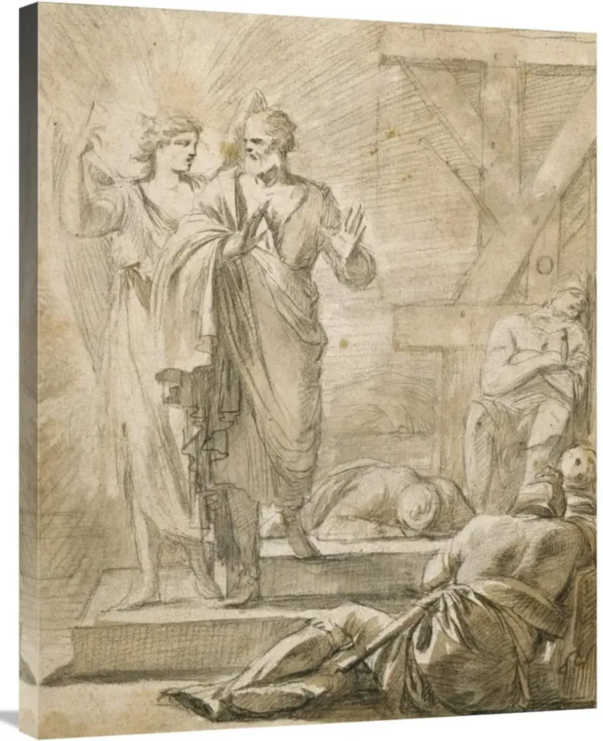 The Liberation of Saint Peter-Canvas Art-28x35