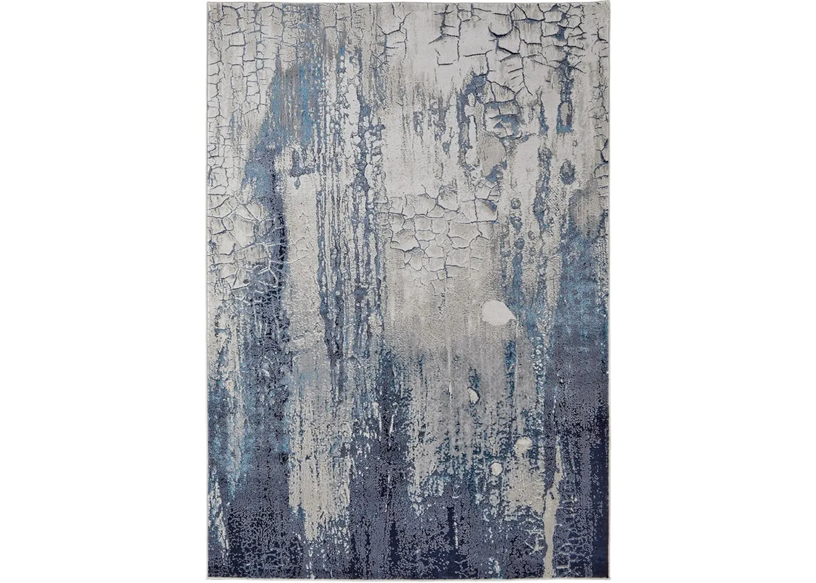 Indio 39H2F Ivory/Blue/Black 6'7" x 9'6" Rug