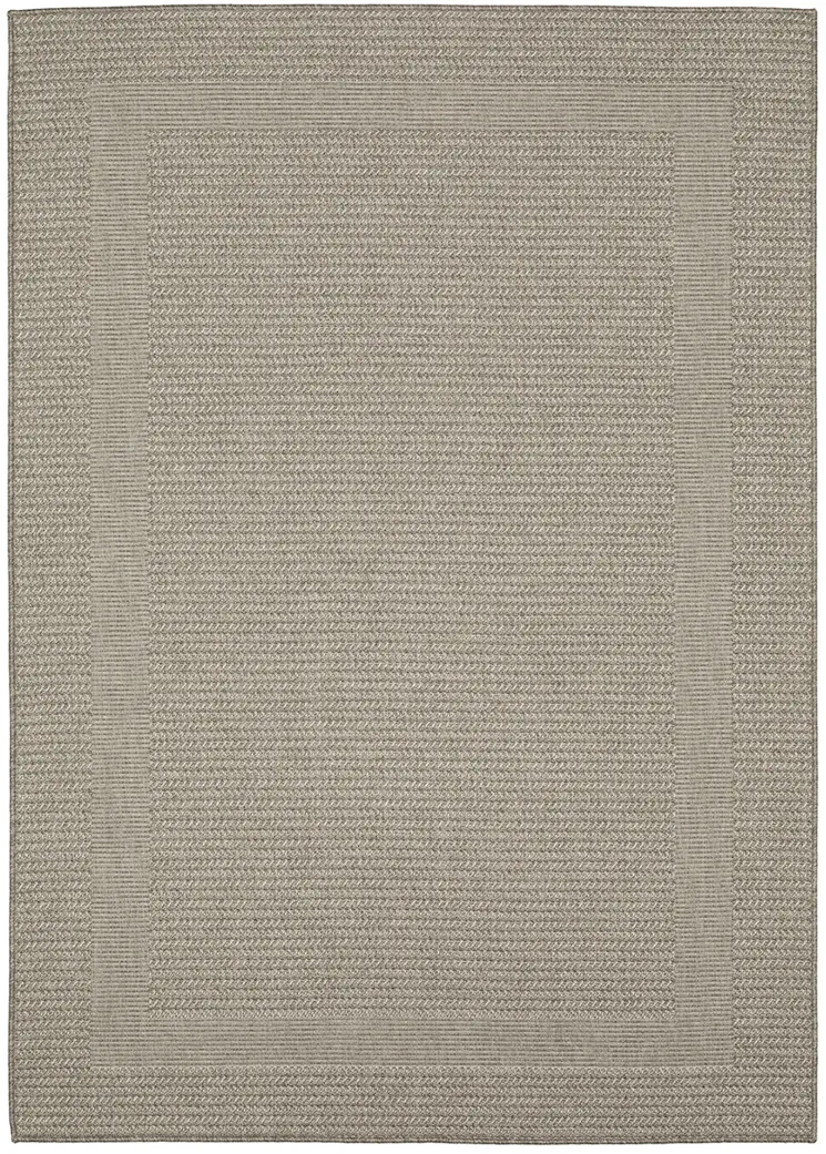 Caicos 6'7" x 9'2" Grey Rug