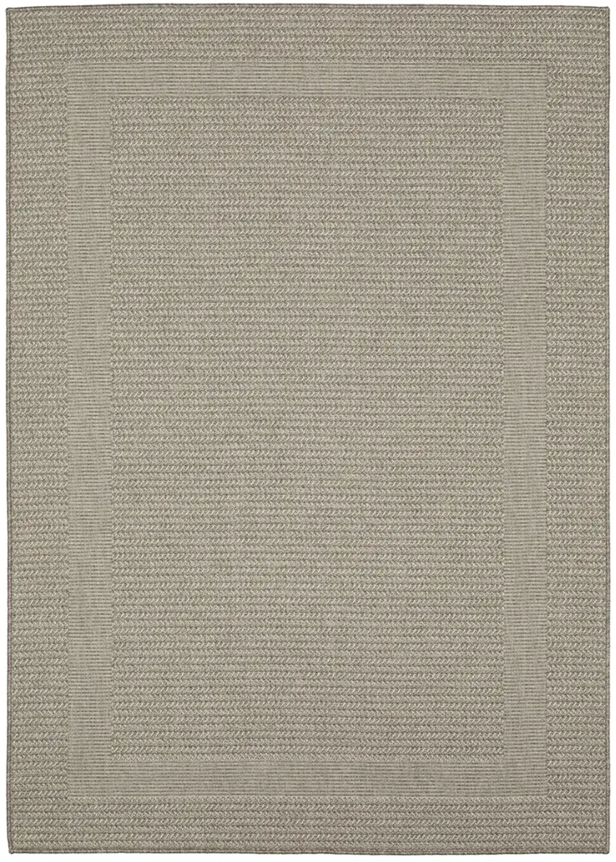 Caicos 6'7" x 9'2" Grey Rug