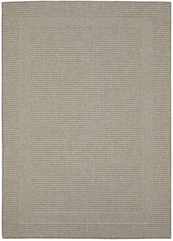 Caicos 6'7" x 9'2" Grey Rug