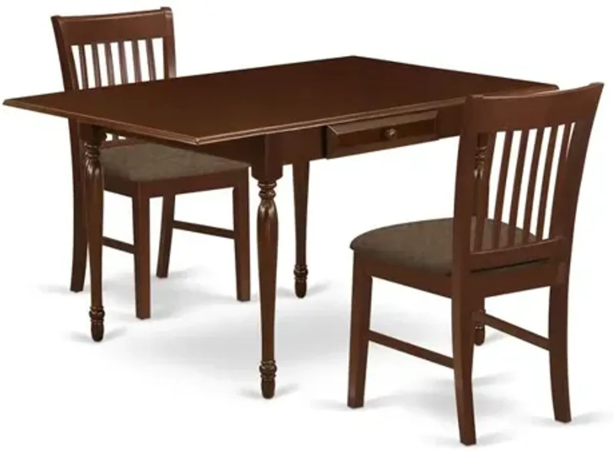 Dining Room Set Mahogany, MZNO3-MAH-C