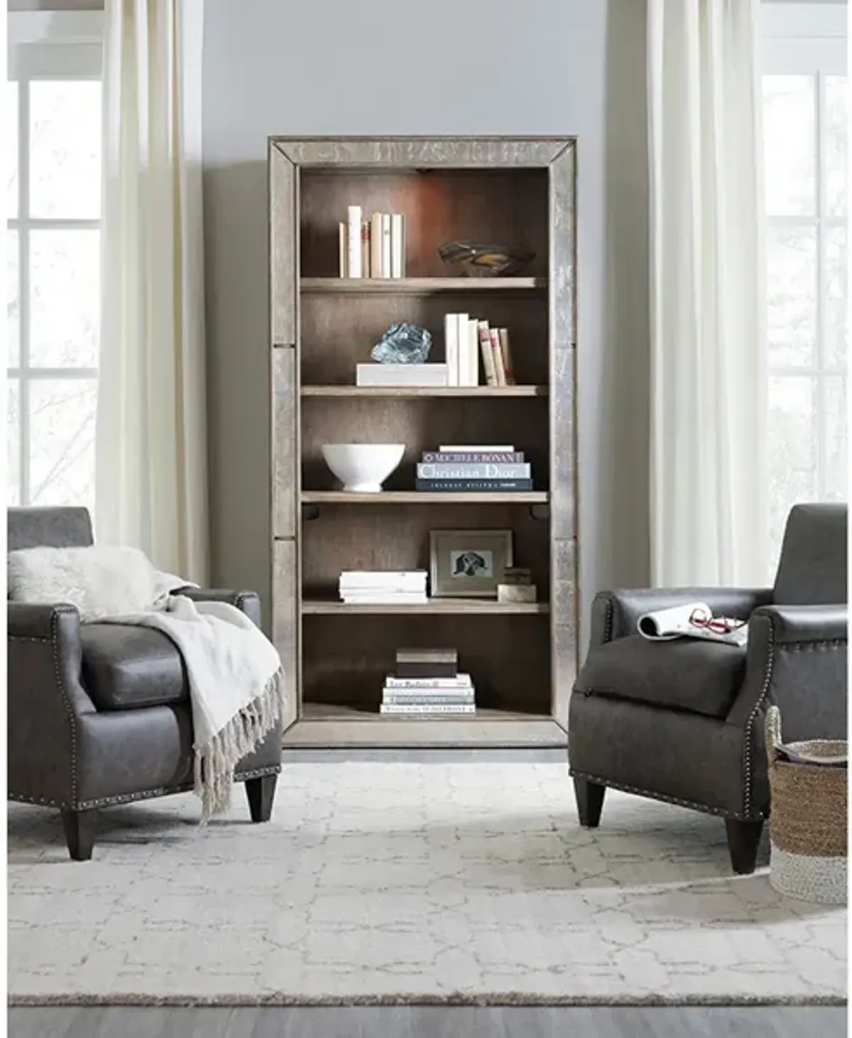 Rustic Glam Bookcase