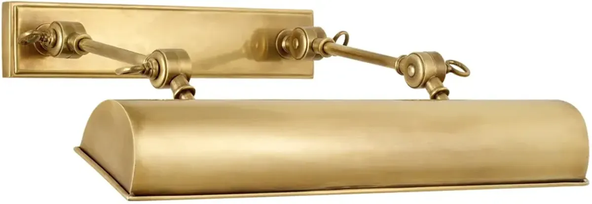 Anette 16" Picture Light in Natural Brass