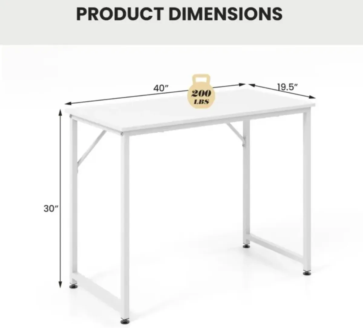 L Shaped Computer Desk and Writing Workstation for Home and Office