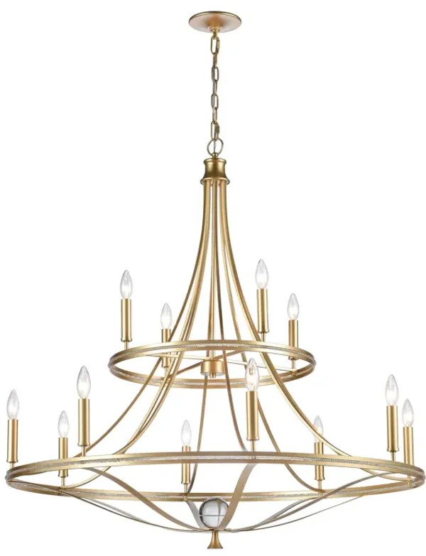 Noura 40'' Wide 12-Light Chandelier