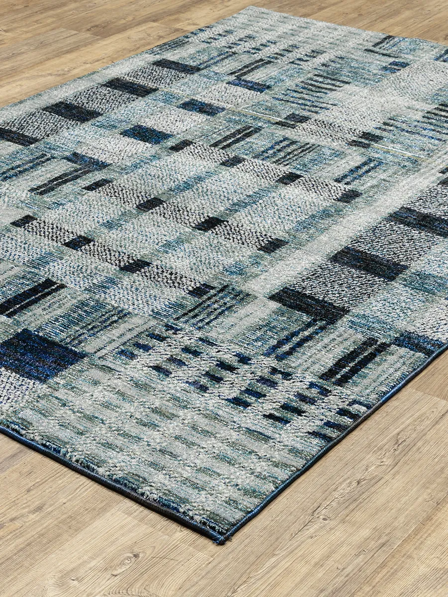 Atlas 1'10" x 3'2" Blue Rug