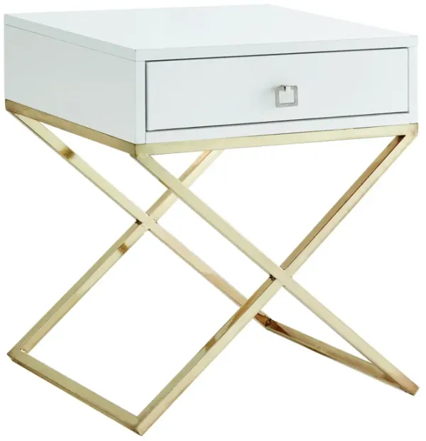 Inspired Home Cassie  Side Table/Accent Table/Nightstand