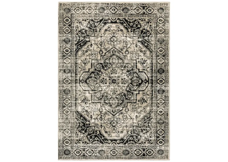 Georgia 3'10" x 5'5" Grey Rug