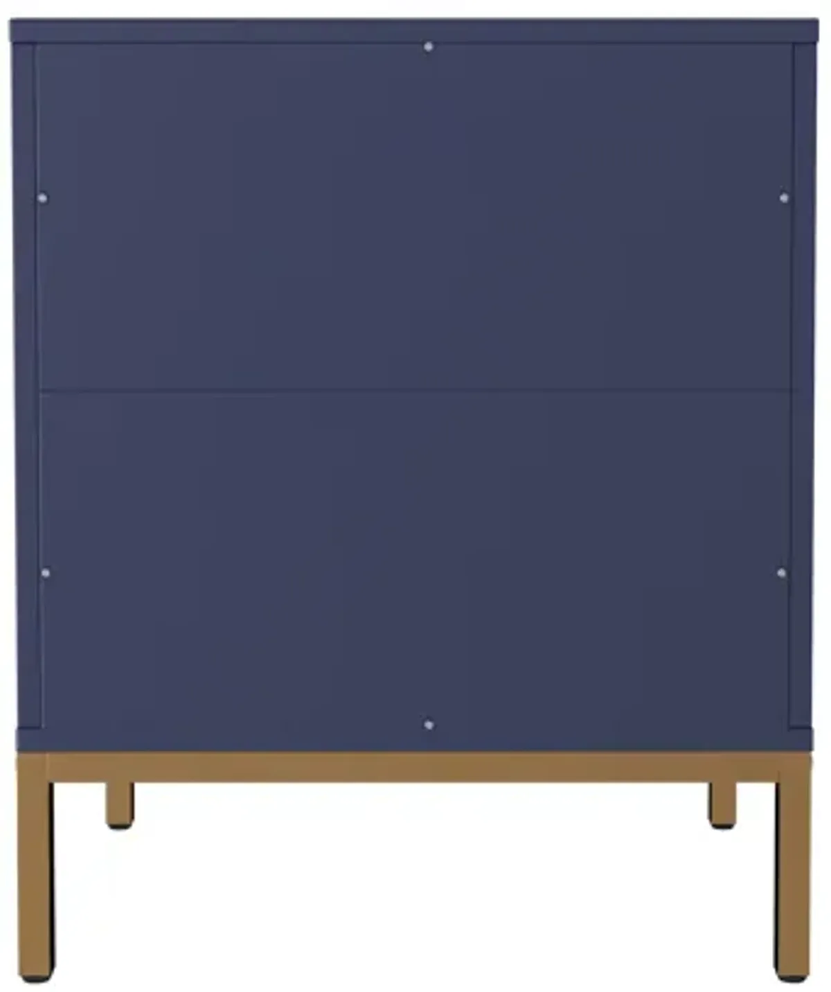 Clihome Wooden 2-Drawer Side Table
