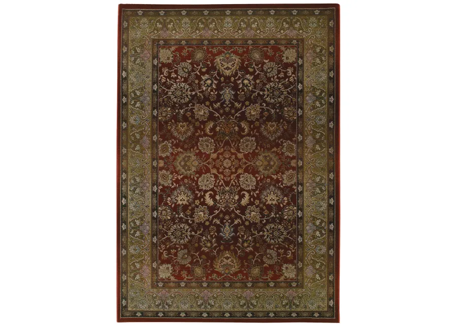 Generations 2'3" x 7'6" Red Rug