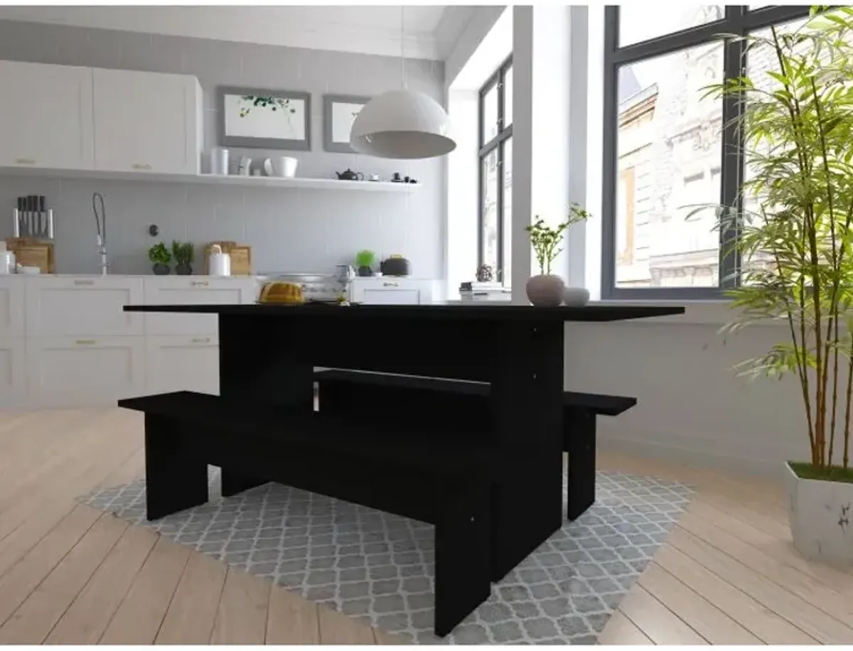 Nomad Black Dining Set