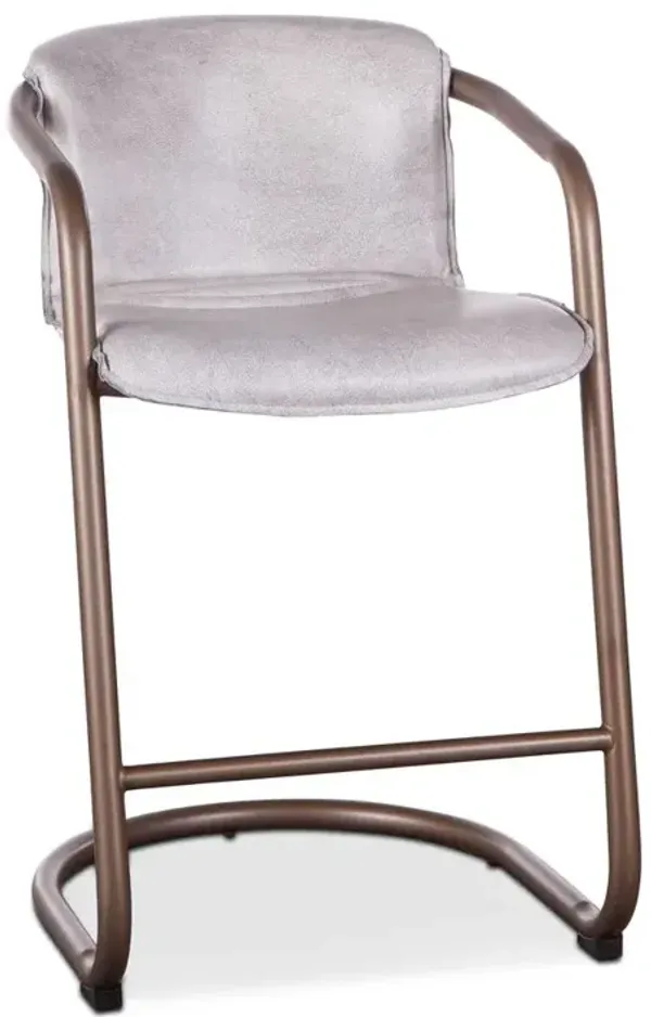 Belen Kox Vintage Comfort Leather Counter Chairs, Set of 2, Belen Kox