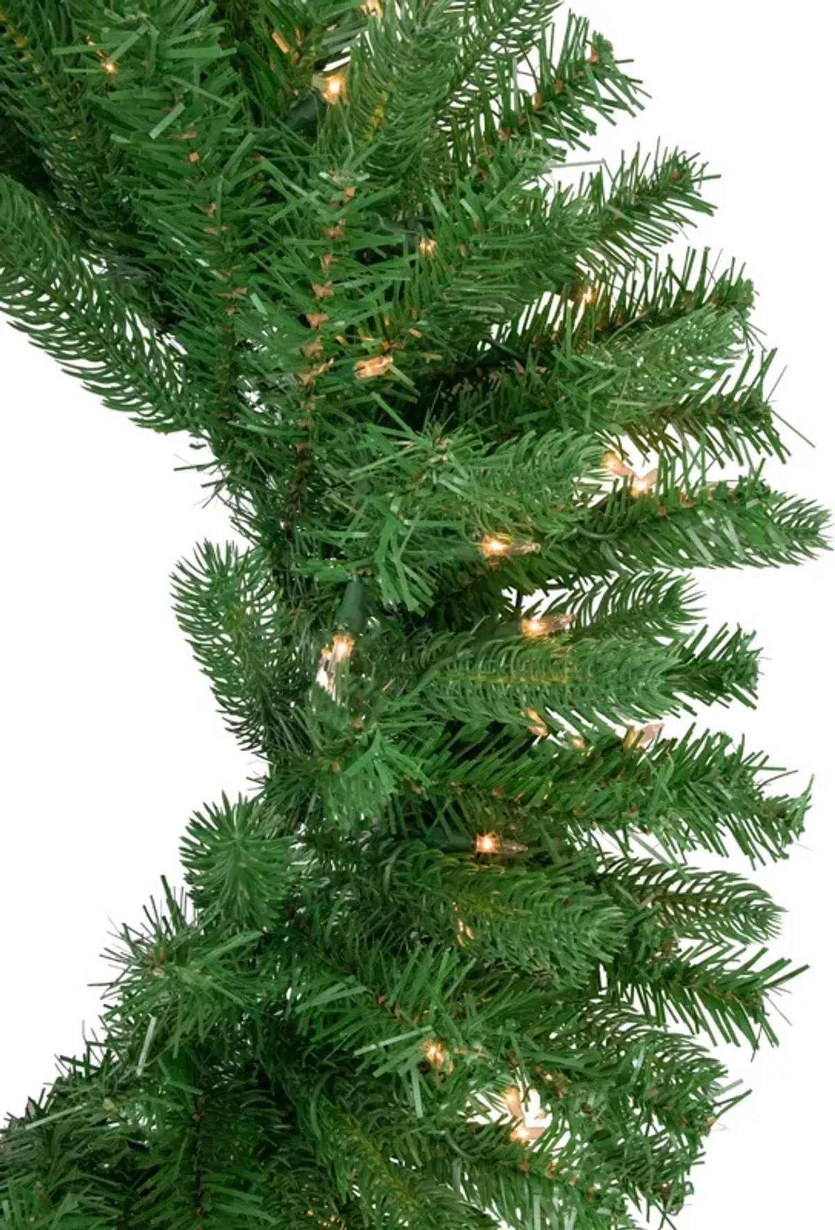 Pre-Lit Sierra Noble Fir Artificial Christmas Wreath  30-Inch  Clear Lights