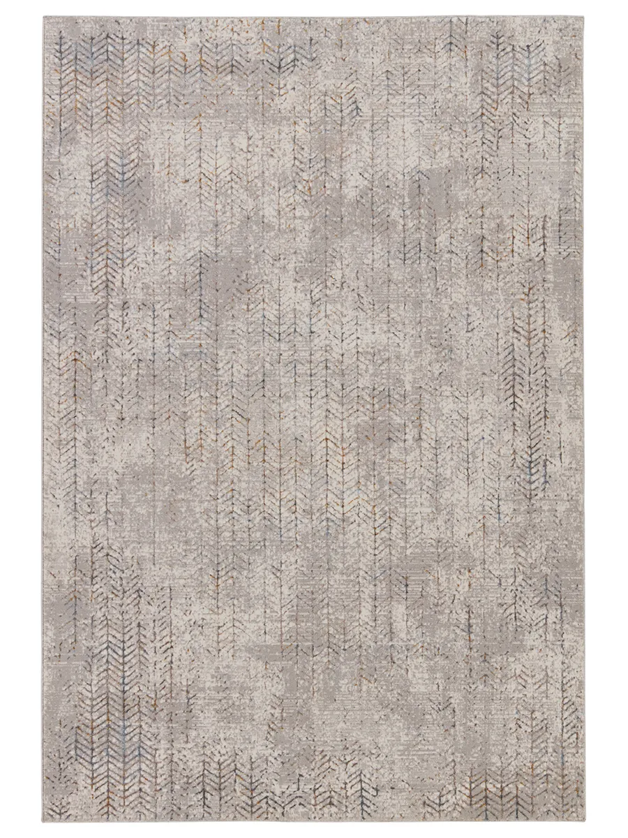 Melo Sylvana Gray 2'6" x 10' Runner Rug