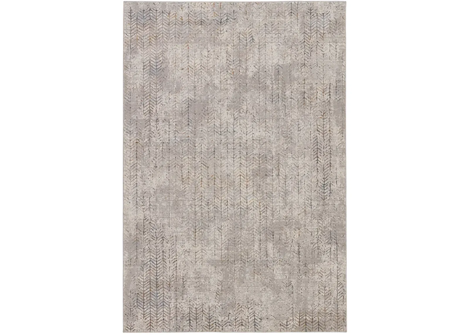 Melo Sylvana Gray 2'6" x 10' Runner Rug