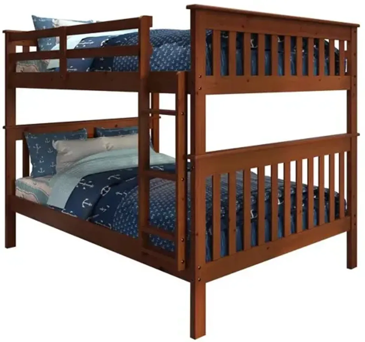 Donco Kids Mission Bunkbed Full/Full Espresso