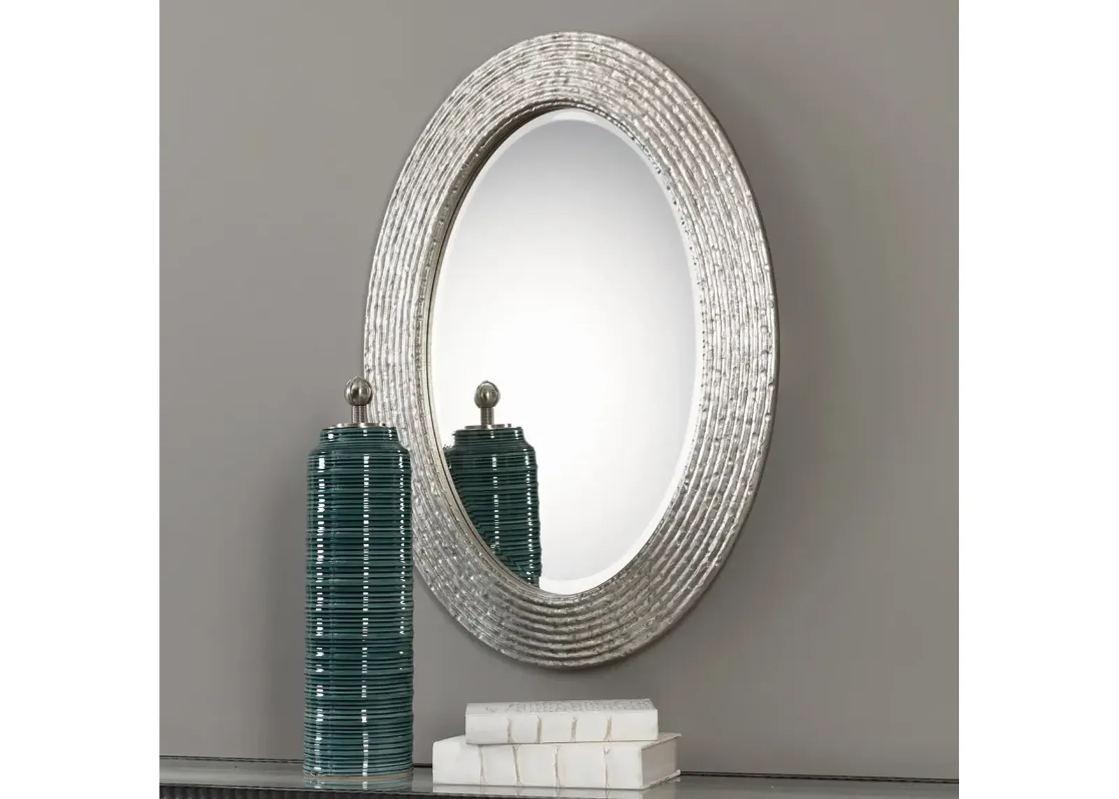 Uttermost Conder Oval Silver Mirror