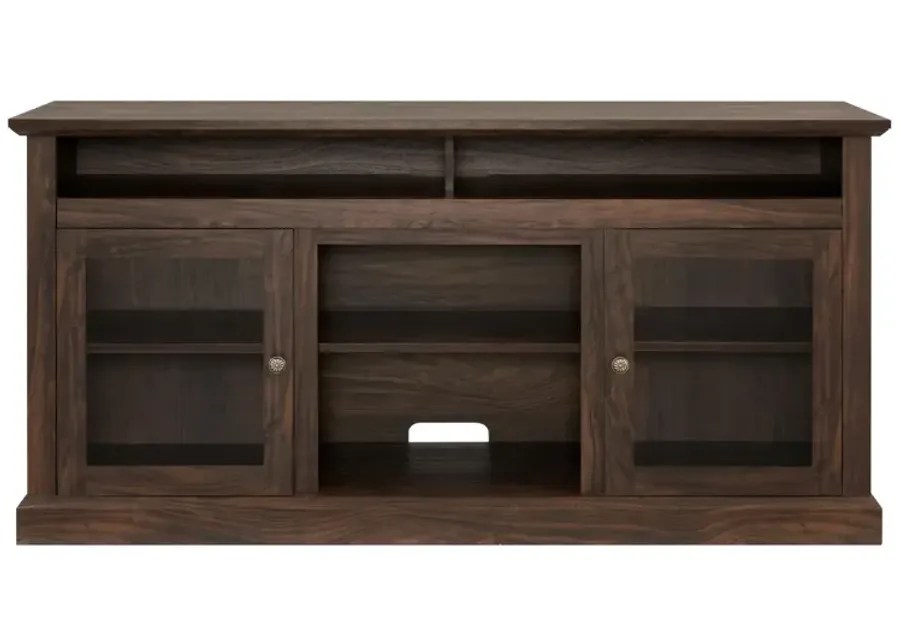 Modern 65" TV Media Stand with Open/Closed Storage