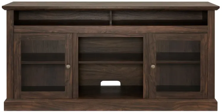 Modern 65" TV Media Stand with Open/Closed Storage