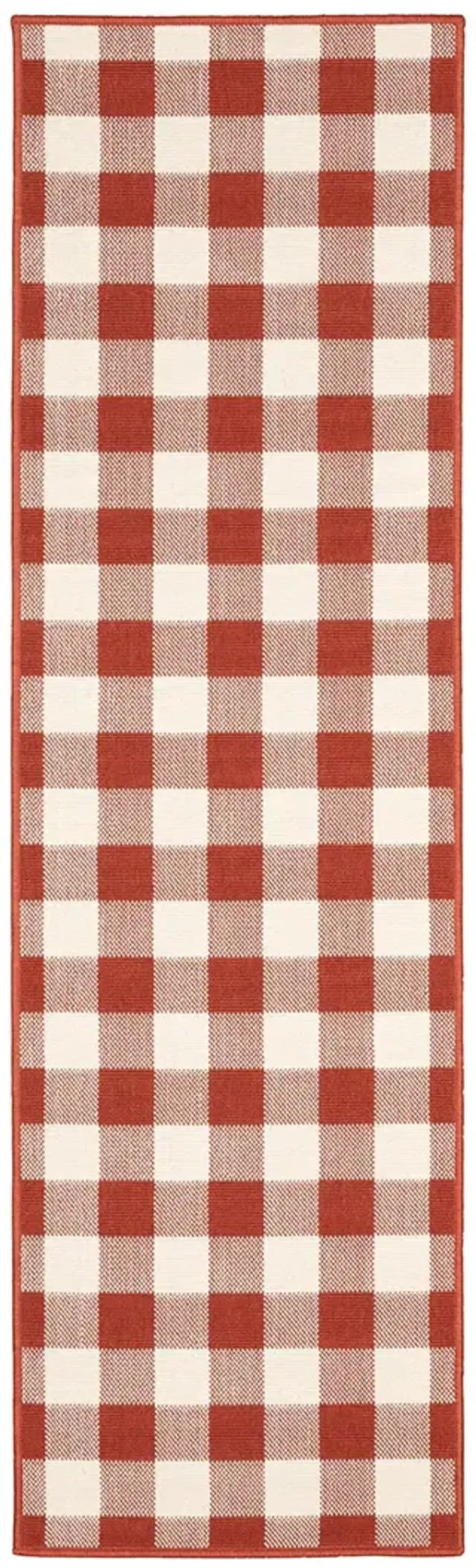 Meridian 1'10" x 2'10" Red Rug