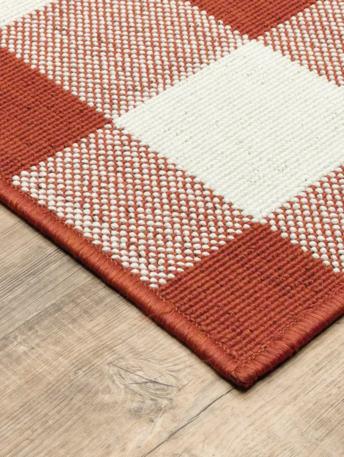 Meridian 1'10" x 2'10" Red Rug