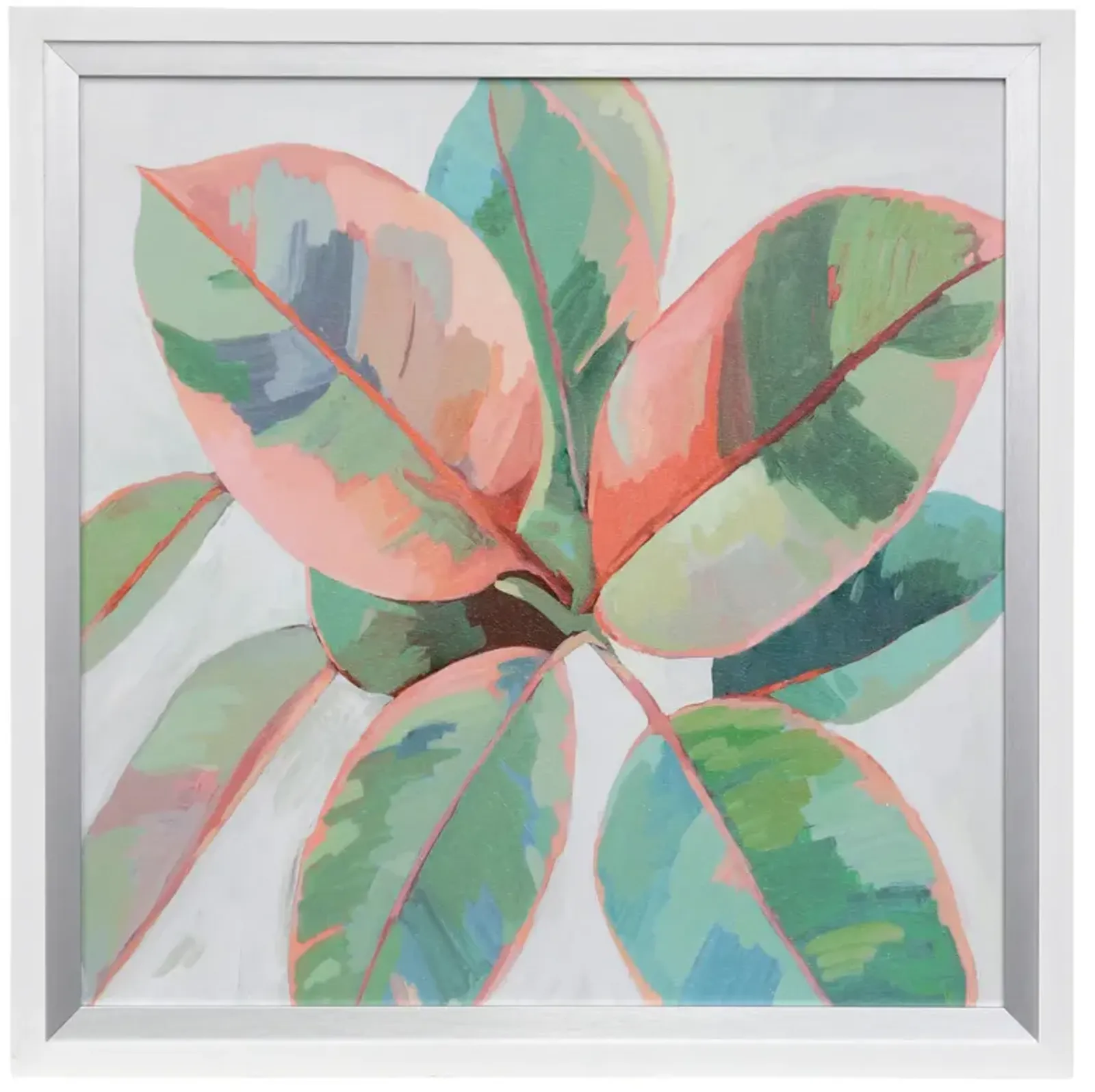 Pastel Plant II Framed Print