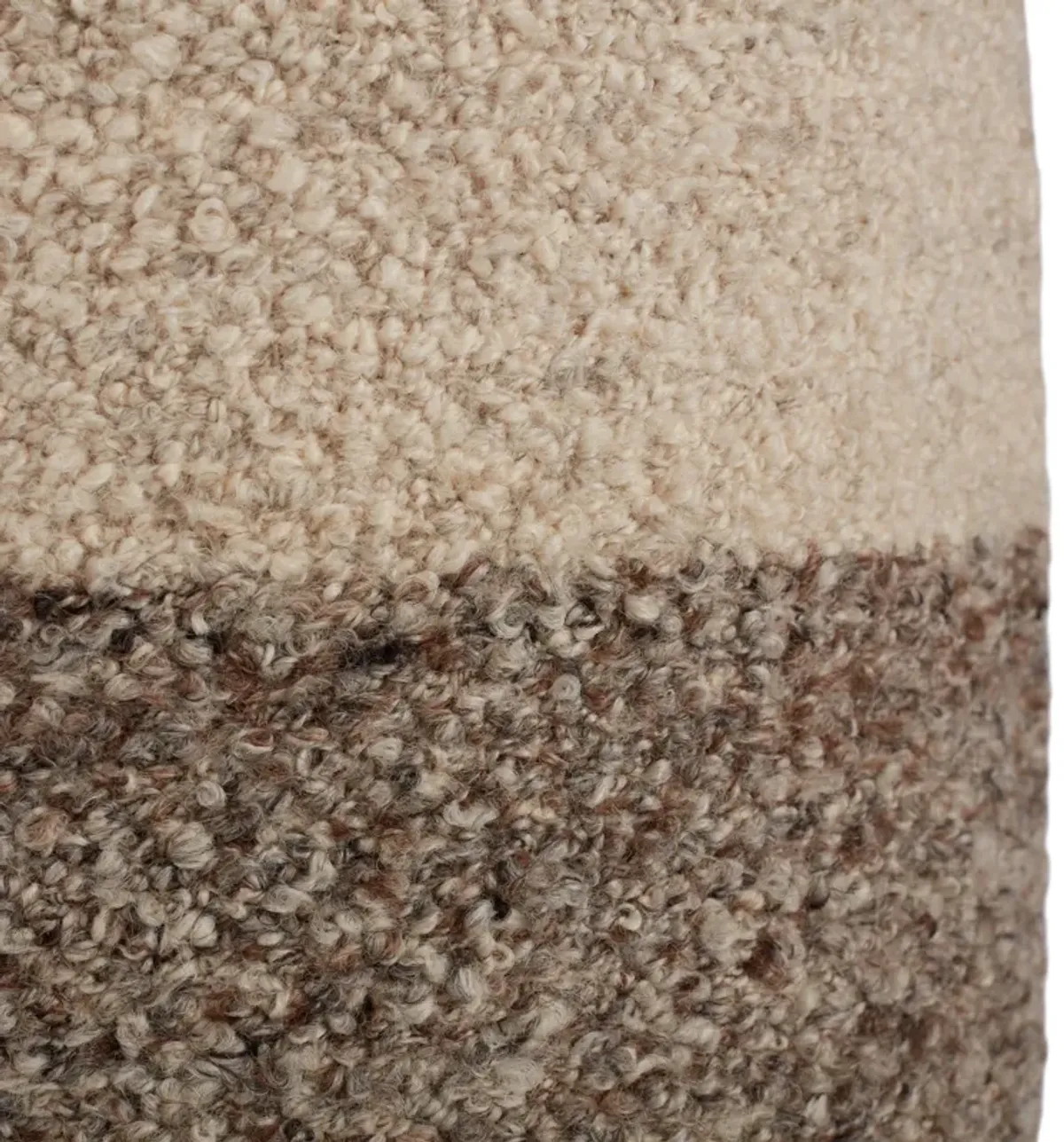 FOLKE POUF CYL Oatmeal