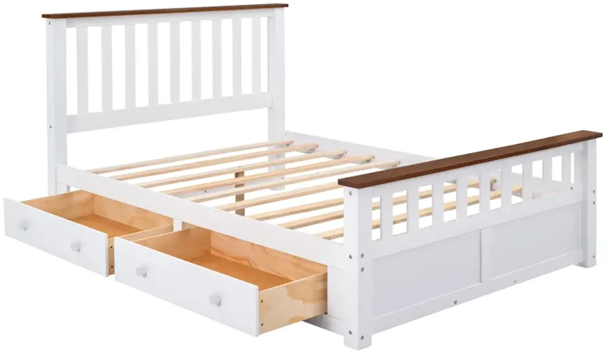 Merax Platform Bed with 2 Drawers