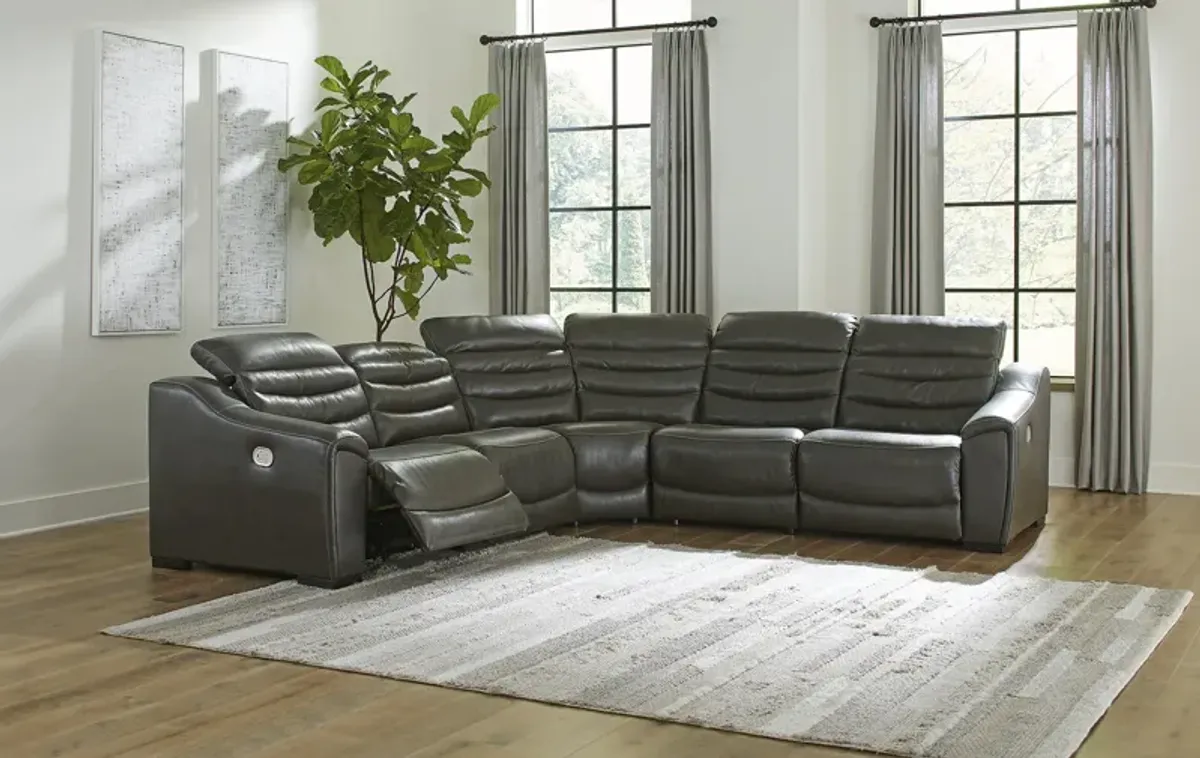 Center Line 5PC Power Reclining Sectional