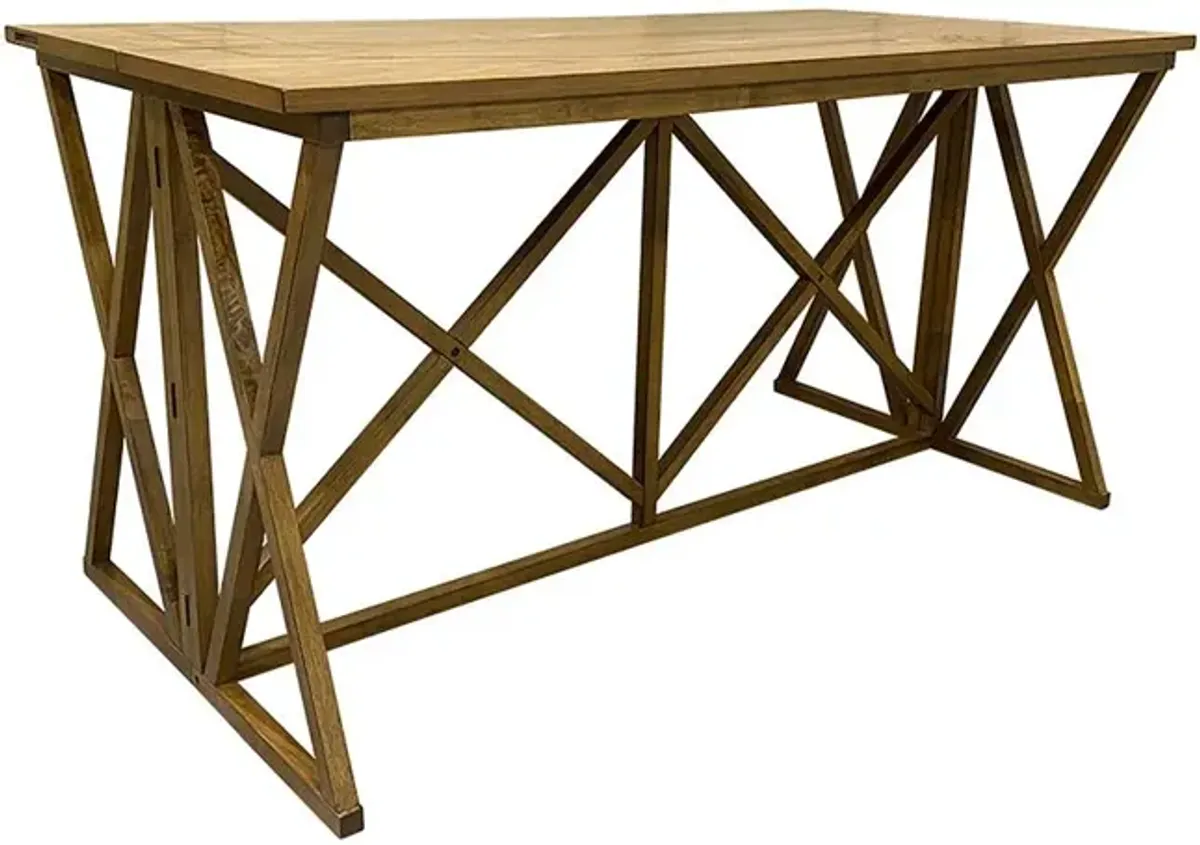 Carolina Living Taylor Flip Top Bar Table - Golden Oak