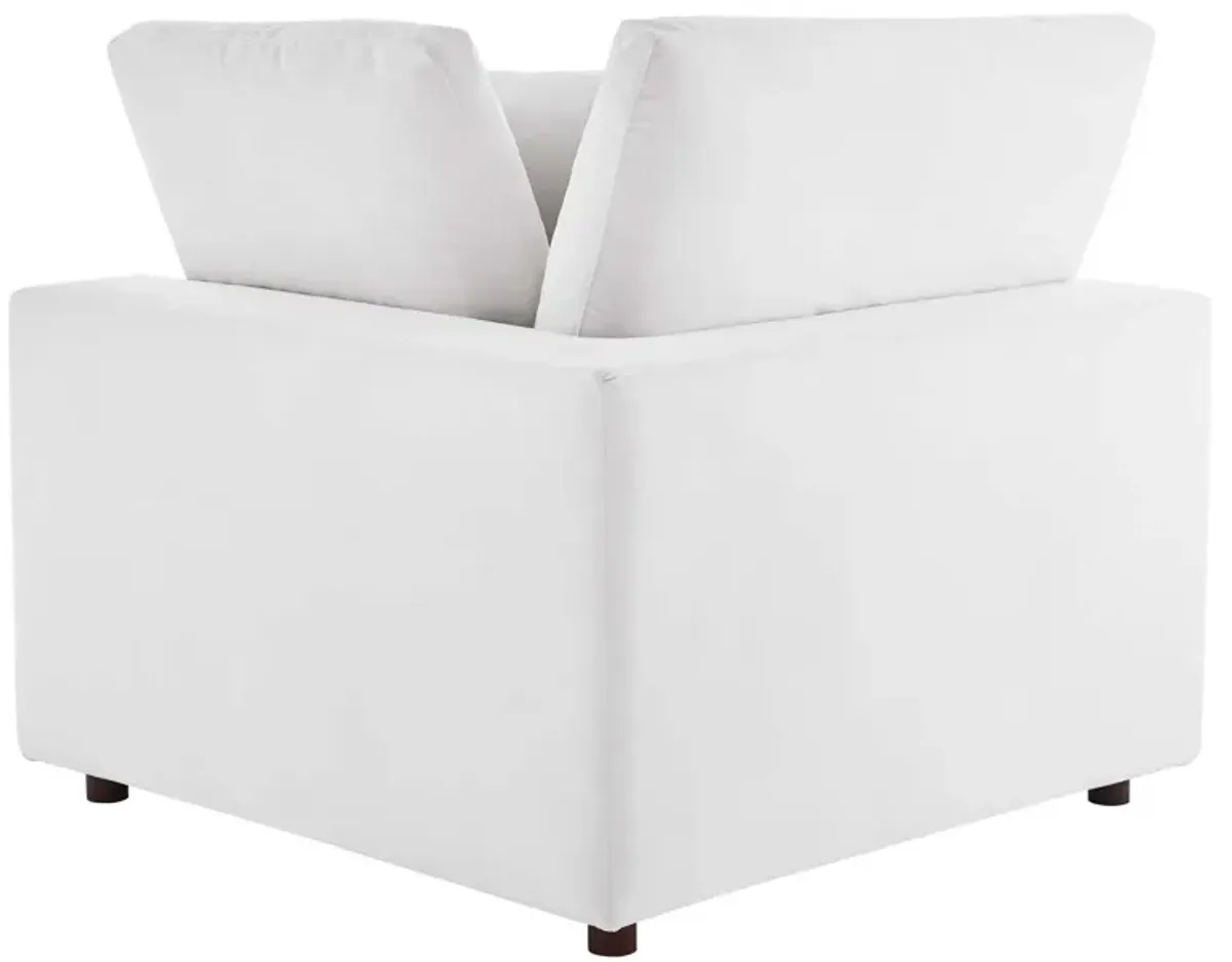 Commix Down Filled Overstuffed Performance Velvet Loveseat