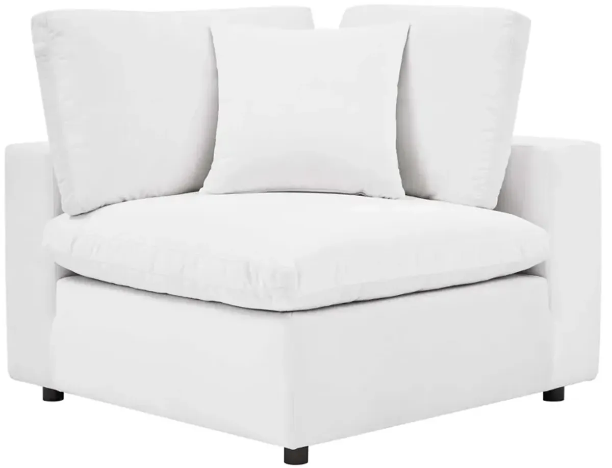 Commix Down Filled Overstuffed Performance Velvet Loveseat