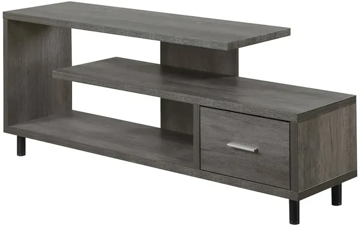 Convience Concept, Inc. Seal II 1 Drawer TV Stand with Shelves for TVs up to 65 Inches