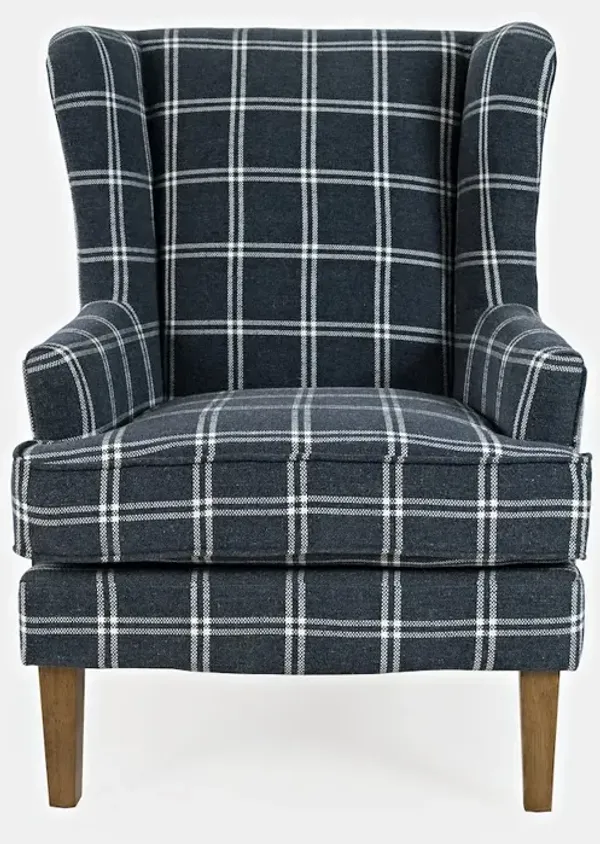 Jofran Lacroix Traditional Upholstered Wingback Accent Chair
