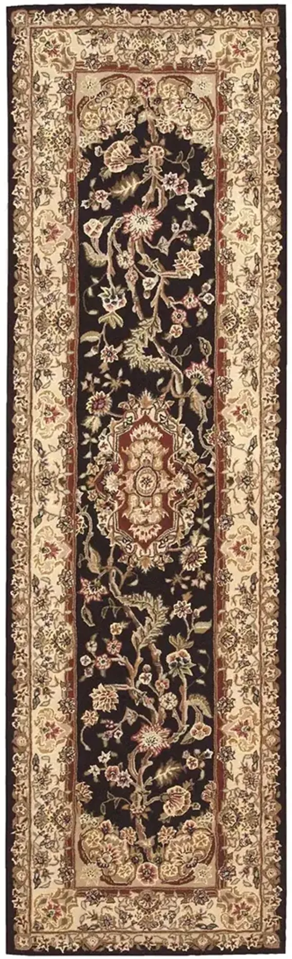 Nourison 2000 2028 Black 2'6" x 12' Rug