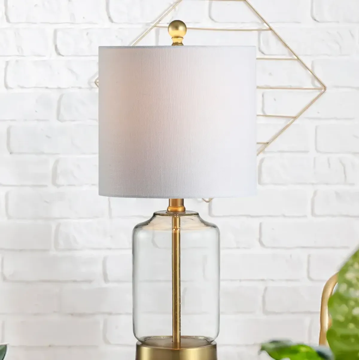 Duncan Glass/Metal LED Table Lamp